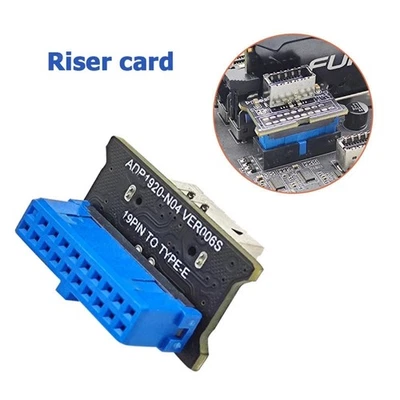 USB 3.1 Front Panel Socket to USB 3.0 20Pin Header Extension Cable 5Gbps B - Image 1 of 4