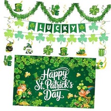St. Patrick's Day Decorations St Patricks Day Banner Decor Large Saint