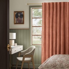 50"x84" Blackout Chenille Curtain Panel Brown - Threshold: Woven Polyester,