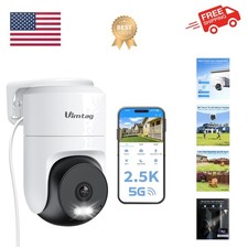 2.5K Outdoor Camera, 5G Outdoor Security Camera, 360  View Cameras for Home S...
