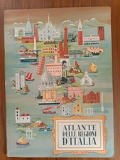 ATLANTE delle REGIONI d'ITALIA - 1951 - Nicouline, Allulli- De Agostini ERP