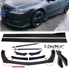 For Mazda 3 Mazda3 Hatchback Front Bumper Lip Spoiler Splitter Car Body Rear
