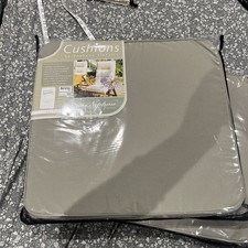 Neptun Gartenbank Sitzauflagen Auflagen 2er Pack | Wasserabweisend | Oliv 