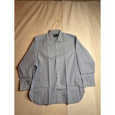 Polo Ralph Lauren Estate Classic Fit Striped Button Down Shirt Blue White 17-34