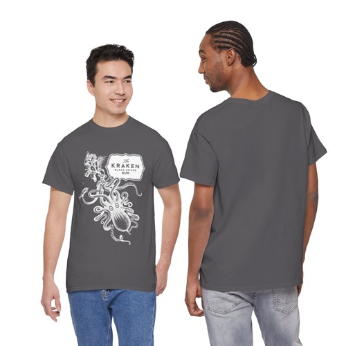 Kraken Spiced Rum Unisex Heavy Cotton Tee - Picture 54 of 88