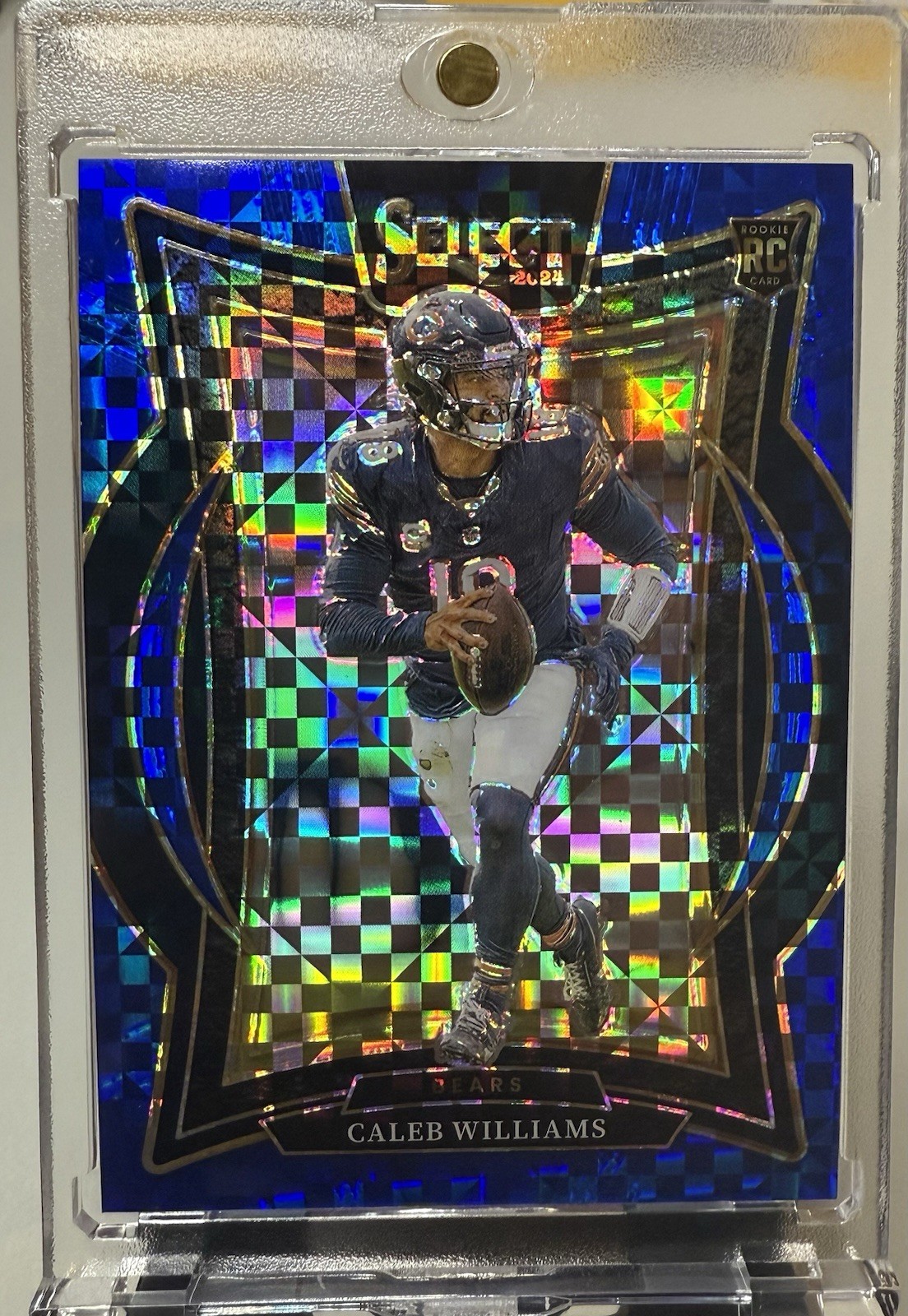 2024 Panini Select - Concourse Caleb Williams #25 Blue Prizm /249 (RC)