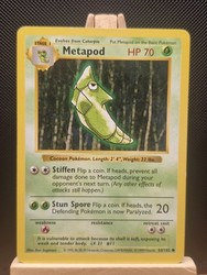 Metapod 54/102 Base Set Shadowless