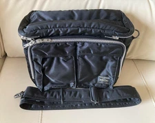 PORTER Tanker Camera Bag Black Padded Case Yoshida Japan Compact Rare Used