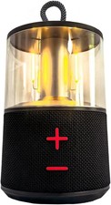 Image of Portable Rechargeable LED Camping Lantern with Bluetooth Speaker, Vintage Light