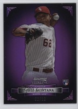2012 Bowman Sterling Purple Refractor 2/10 Jose Quintana #34 16nb