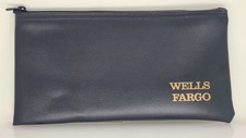 WELLS FARGO black deposit bag A. Rifkin Company, USA free shipping