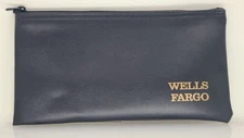 WELLS FARGO black deposit bag A. Rifkin Company, USA free shipping