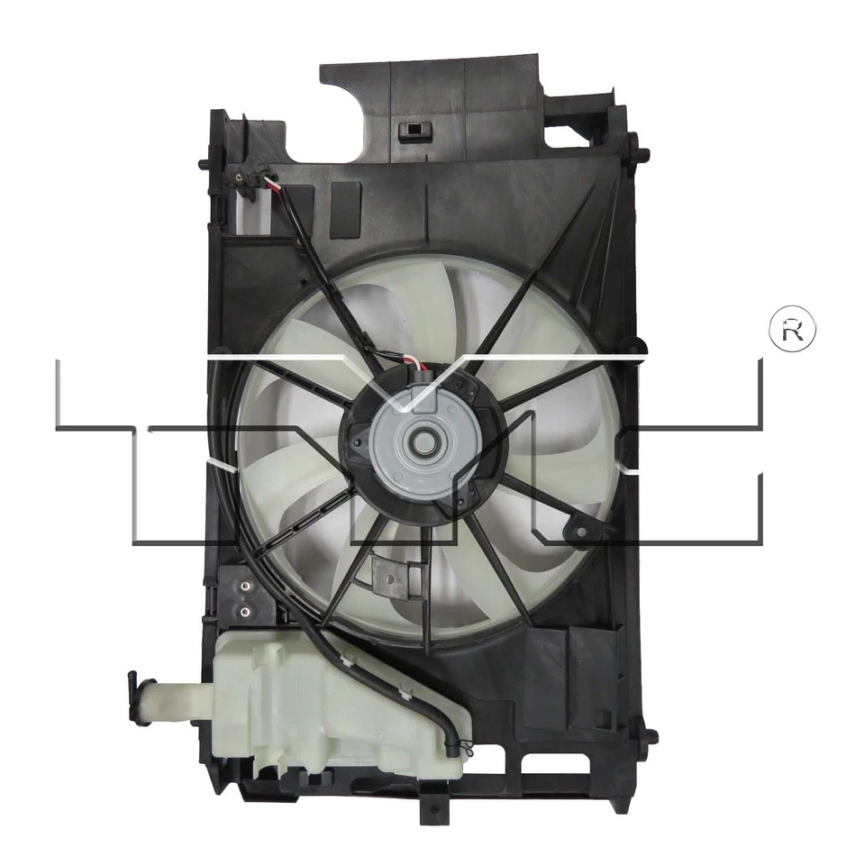Conjunto duplo de ventilador de refrigeração de radiador e condensador para Toyota Prius C 12-19 - Imagem 2 de 4