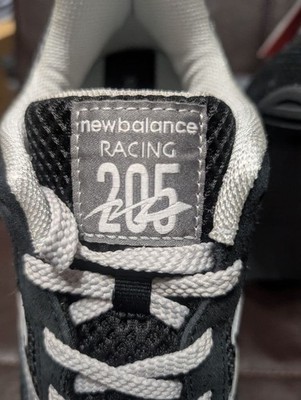 New Balance RACING 205 BEAMS Collab Turnschuhe schwarz grau 10,5 US Herren