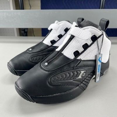 Reebok Answer IV Stepover 2021 Black White G55111 Mens Size 7.5 Basketball Shoes
