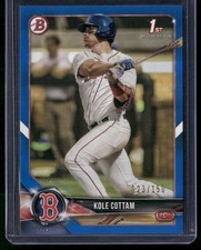 2018 Bowman Draft #BD-69 Kole Cottam Blue #/150
