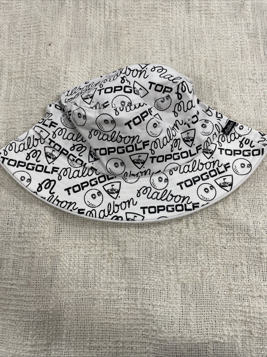 Malbon X TOPGOLF Limited Edition Bucket Hat White | eBay