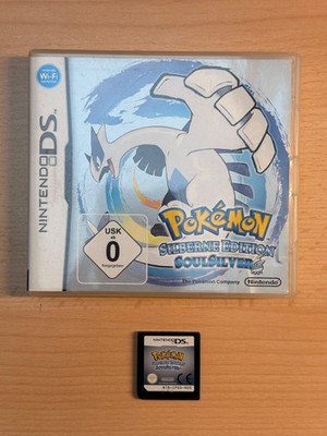 Pokémon: Silberne Edition-Soulsilver mit Hülle (Nintendo DS, 2010)