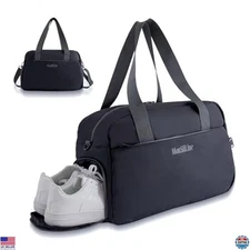 Waterproof Small Duffle Gym Bag for Women & Men, Lightweight Travel Tote Bag,