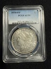 1878 8TF Morgan Dollar PCGS AU58