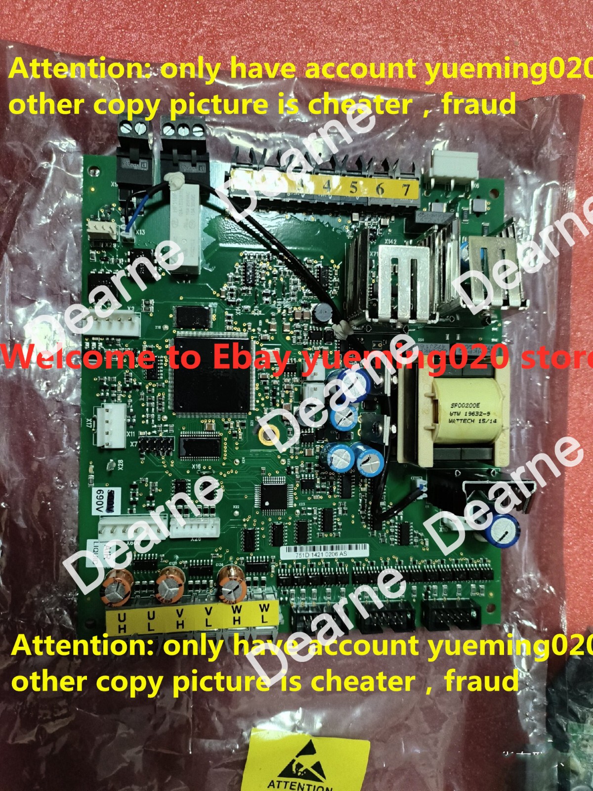 Ship fedex 751D PC00751C drive board PC00751 C