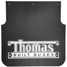 TBB 65011984, Thomas C2 Mudflap 22.5" x 22.5" With Logo