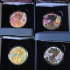 New ListingU.S. Mint 2022 American Silver Eagle Four Seasons Colorized 4-Coin Set 4 oz