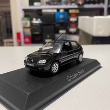 1:43 Norev Citroen Saxo VTS 2000 Black Diecast Model-flaw