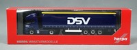 "Herpa 320818 H0,1:87 Volvo FH GL XL 2020 Electric Gardinenplanen-Sz \"Dsv\" Neu!"