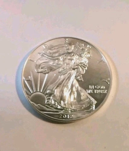 2012 $1 American Silver Eagle, US Mint,  1oz .999 Fine Silver