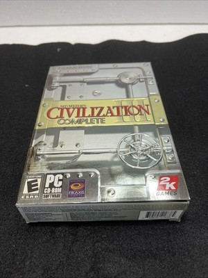 Sid Meiers Civilization III Complete (PC 2004) Boxed 3 CD s - SEALED 
