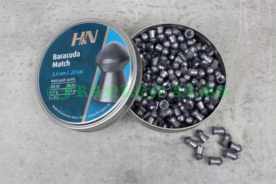 H&N Baracuda Match 5,52mm 200 Stück Field Target Luftgewehr Jagddiabolo