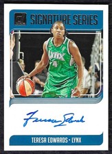 2019 Panini WNBA Donruss Signature Series Teresa Edwards Auto Lynx