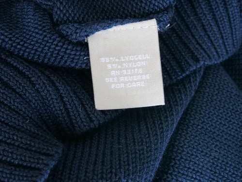Knit sweater vest Cable Knit Tank Top Fitted Blue JOAN VASS STUDIO Sleeveless - Picture 3 of 6