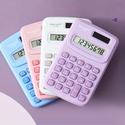 Solar Calculator Portable Calculator LCD Electronic Home Office calculator