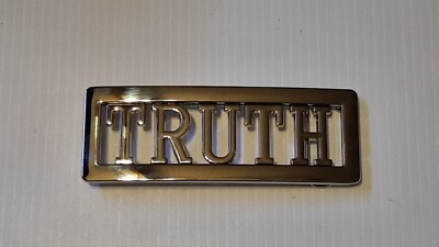 TRUTH Custom Personalized Name Belt Buckle -Put your name or word on Buckle