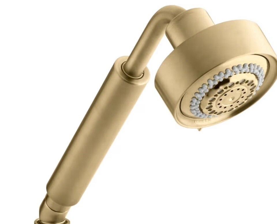 New Sealed Kohler K-973-BGD Stillness Purist Handheld Hand Shower Brushed Gold