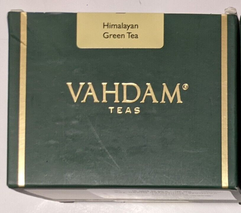 Vahdam Himalayan 100%Pure Green Tea Loose Leaf Lot of 4 x 3.53 oz Each EXP 01/24