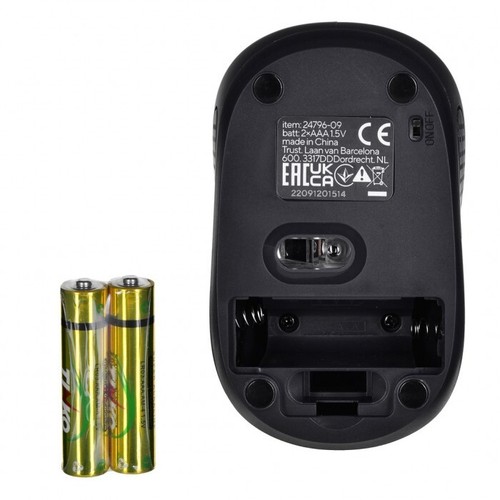TRUST PRIMO MATT WIRELESS BLACK Maus - Bild 7 von 12