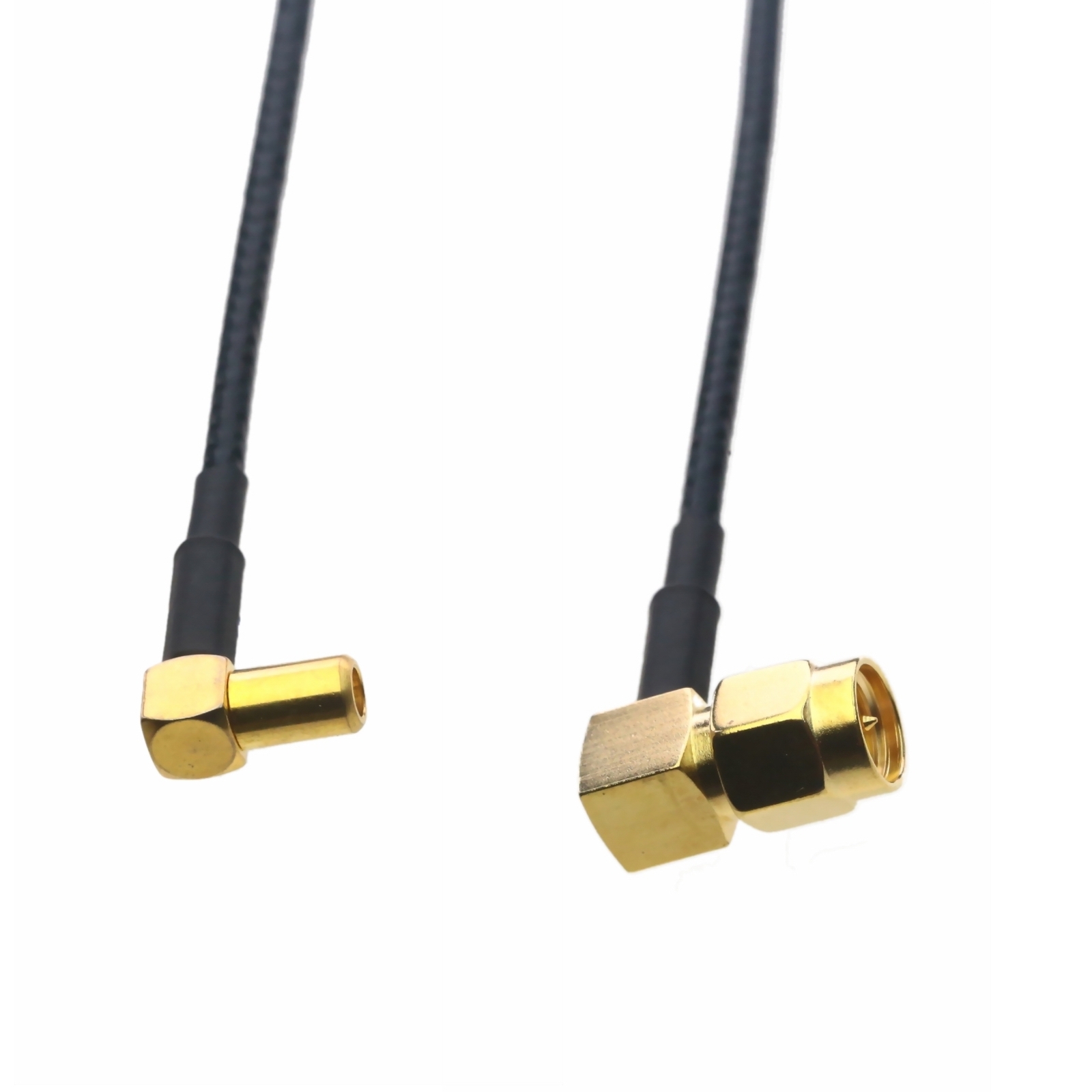 RF Cable SMA male to SSMB female 90°angle RG316 6