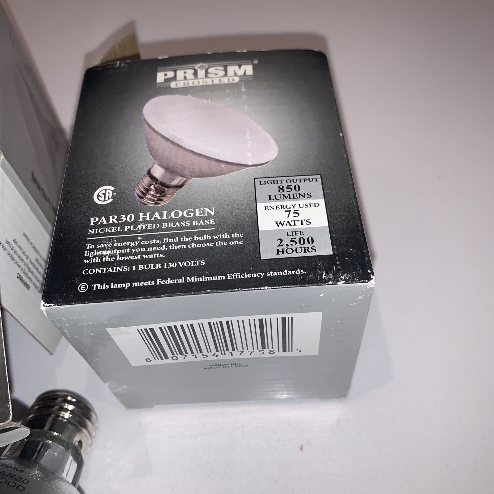 Halco Prism 75W PAR30 Short Neck Halogen Light Bulbs HP30FL75/FR 107758 Lot of 2