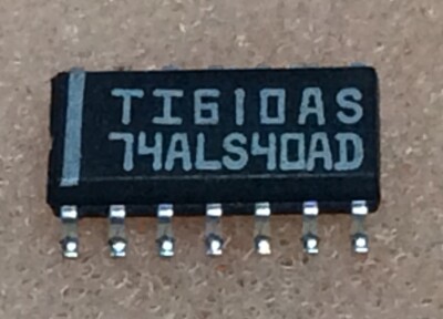 74ALS40AD  74ALS40 Dual 4-Input NAND Gate 50R Line Driver SO14 NOS [5 pcs] #BP