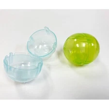 Gashapon Gachapon Empty Capsule 52mm Tab Style Assorted PASTEL Colors - 25 Count