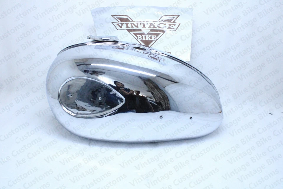Gas Tank For Bsa A65L 4 Gallon 1968-1970 In Chromed With Cap (Fuel Tank) - Image 2 of 4