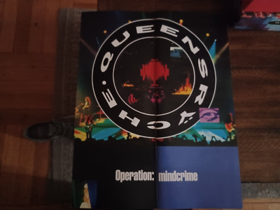 Queensryche: Operation Live Crime Box Set VHS Video + CD & Book