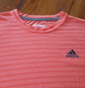 peach adidas t shirt