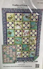 CASTILLEJA COTTON CJC 5309-2 FEATHERED FRIENDS QUILT PATTERN
