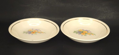 C1940 LOT Universal Cambridge Upico Buttercup & Lavender Fruit Bowl Replacement - Picture 7 of 12