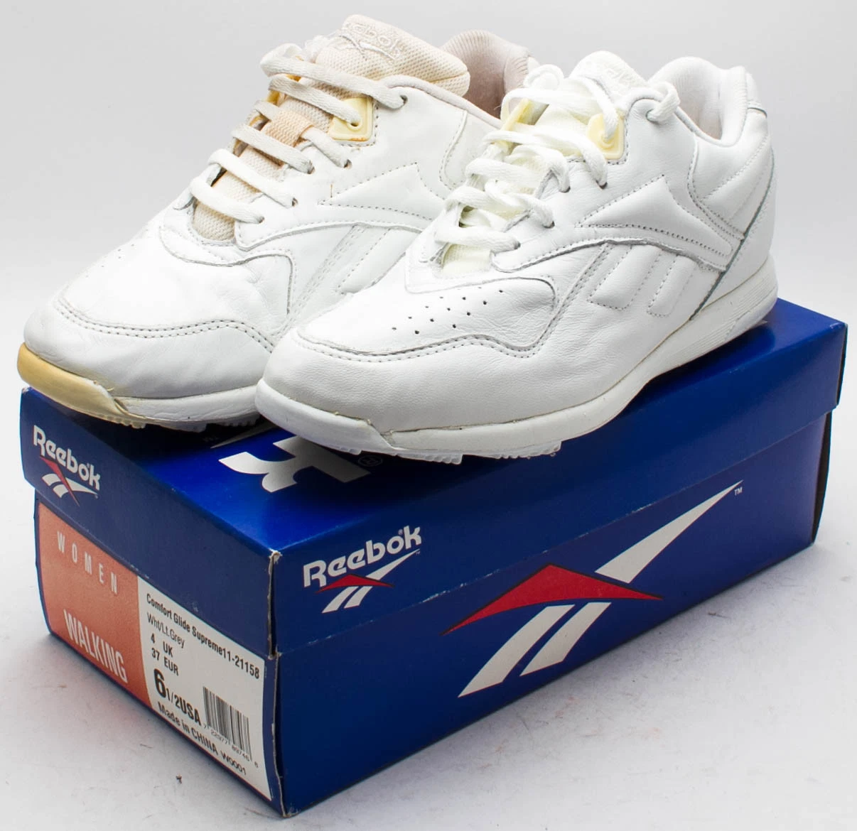 Chaussures femmes Reebok vintage 1992 Comfort Glide Supreme 11 21158 blanc taille 6,5