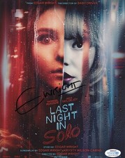 Edgar Wright Last Night in Soho Autographed Signed 8x10 Photo ACOA COA